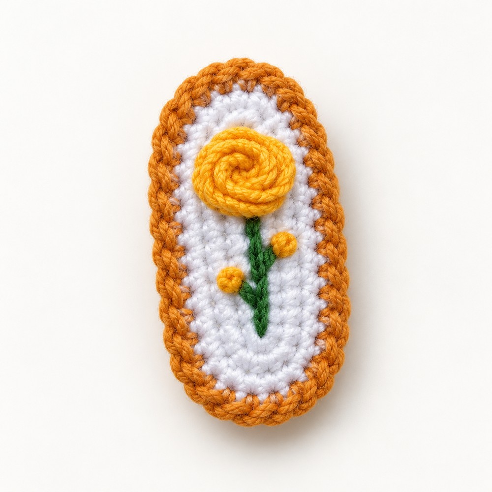 How to Make a Beautiful Crochet Rose Hair Clip