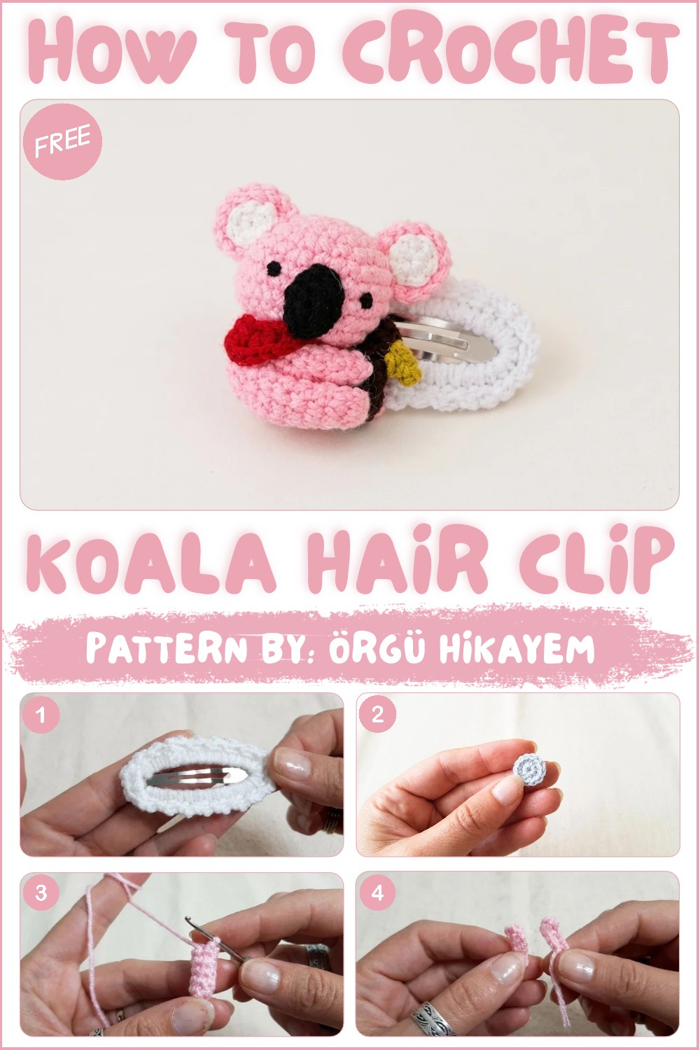 How to Make a Koala Hair Clip 