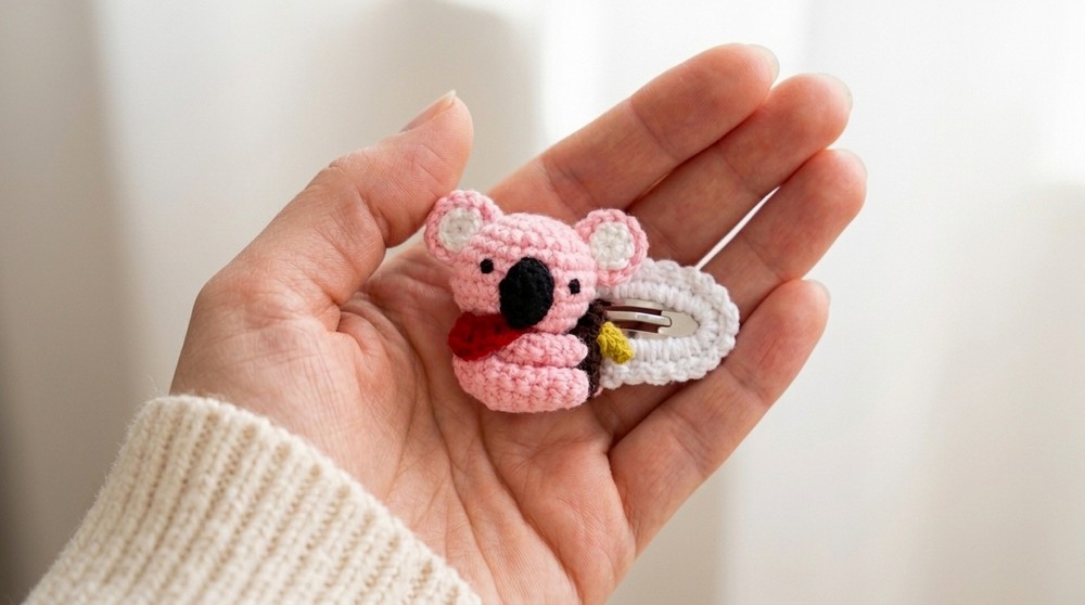 How to Make a Koala Hair Clip 