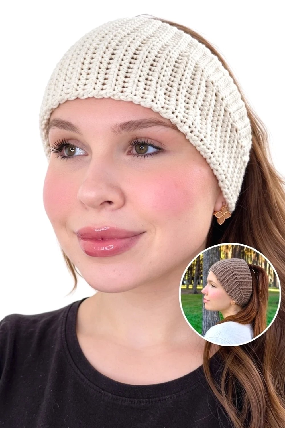 How to Crochet a Stylish Headband for Beginners _ Super Easy Step-by-Step Tutorial (2)