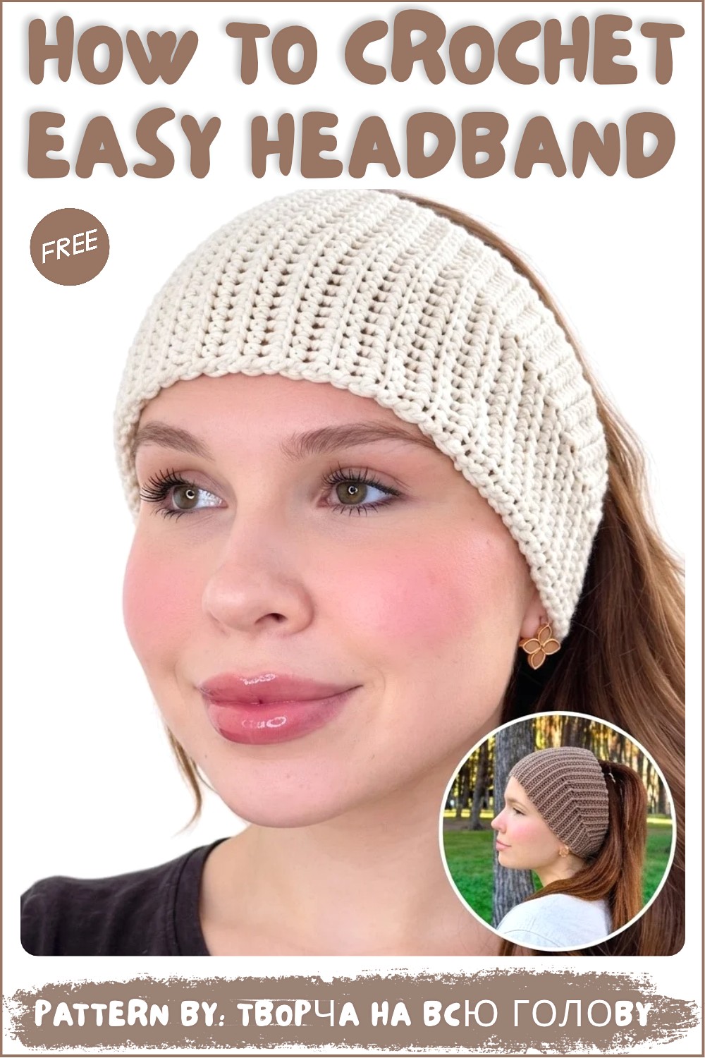 How to Crochet a Stylish Headband for Beginners _ Super Easy Step-by-Step Tutorial (3)